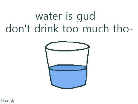 Staying hydrated be like (animated comic)