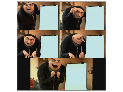 5 Panel Gru Meme