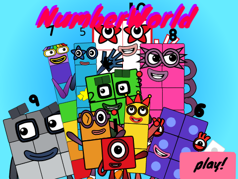 NumberWorld Main screen menu (pictures)