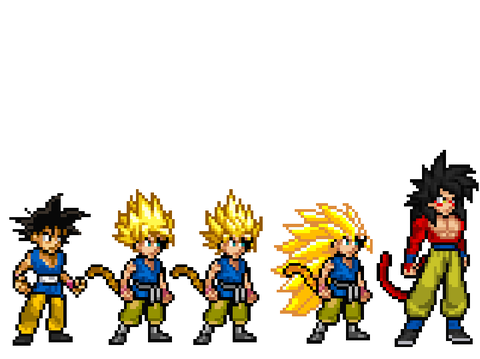 JUS GT Goku Sprite Pack