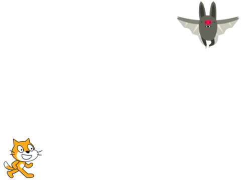 こうもりから逃げろ
