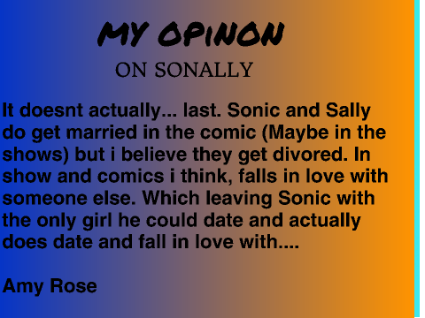 SonAmy or Sonally? remix