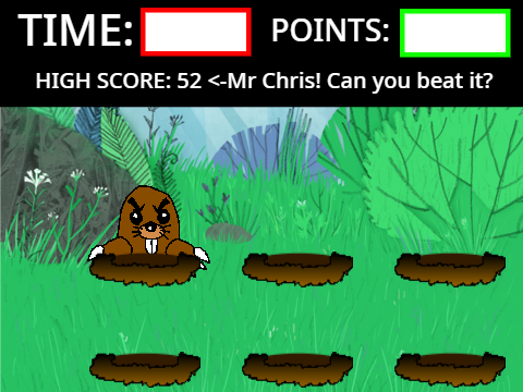 Wack a mole -CodingKidz CV
