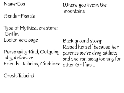 Mythical creature role play sign ups remix