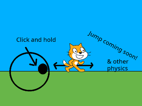 Steer the cat with jump 3.0 +joystick