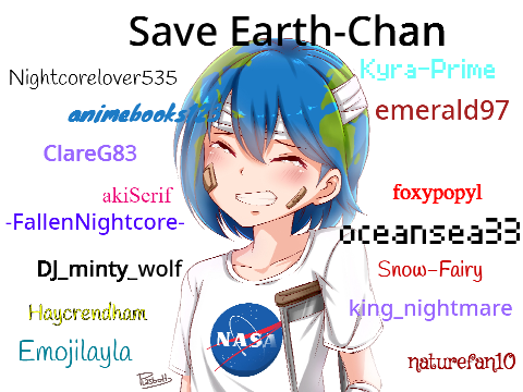 Sign if you want to save Earth-Chan!  1 Of The Million Remixes remix remix