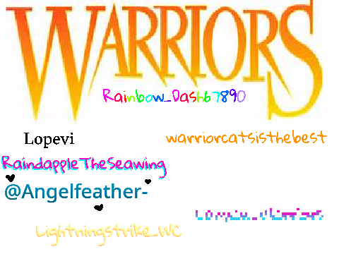 Remix+Sign if you Love Warrior Cats! remix remix