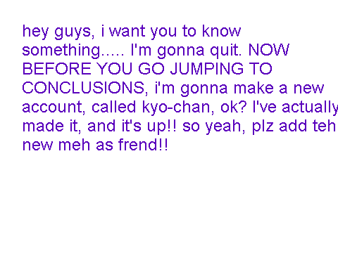 i'm gonna quit................ but read it first