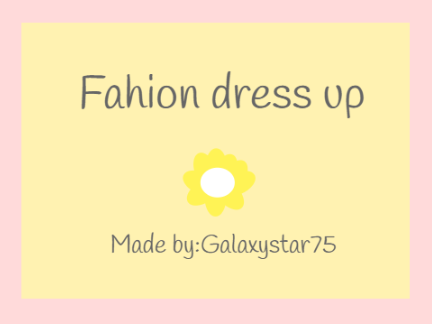 fashion dress up