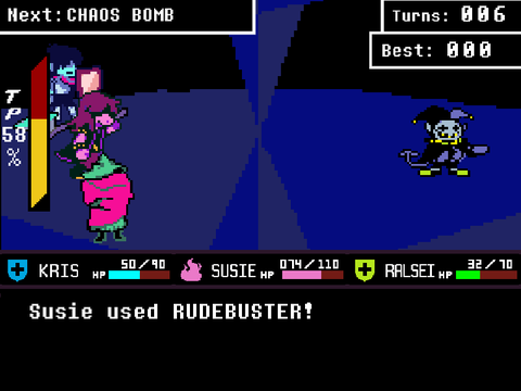 Deltarune Jevil Simulator - Time Slowing Edition