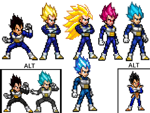 JUS Vegeta Sprite Pack