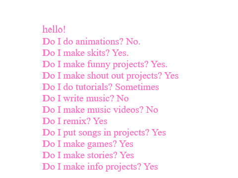 Scratch stuff i do.