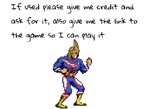 All Might Sprite