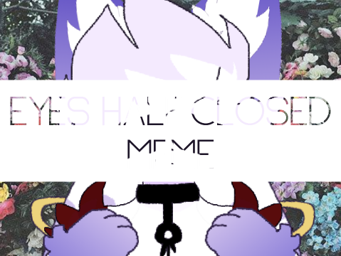 Eyes Half Closed Meme ( Gift for NinjiKai )