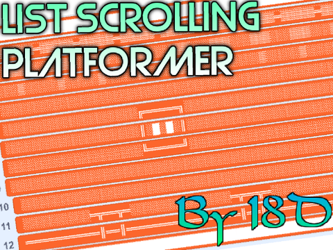 List Scrolling Platformer || No sprites