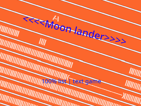 Moon lander! (100% list | BETA)