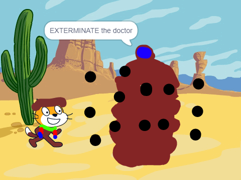 wHERE AND WHEN THE DESERT OF THE DARLEKS PART 1