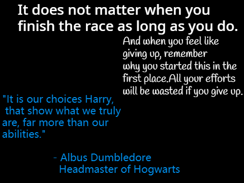 Don't give up