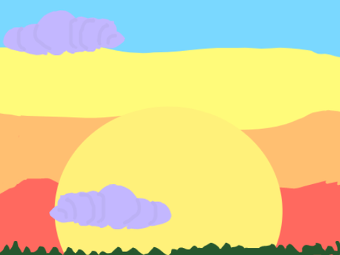 Sunset animation
