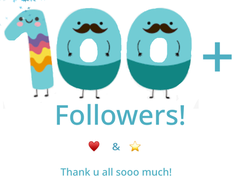 Thx for 100+ followers! 
