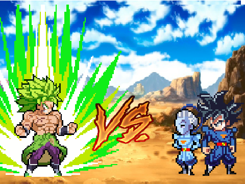 Grand Priest Goku vs Broly