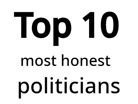 Top 10 Most Honest Politicians