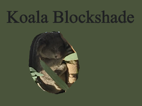 Koala Blockshade