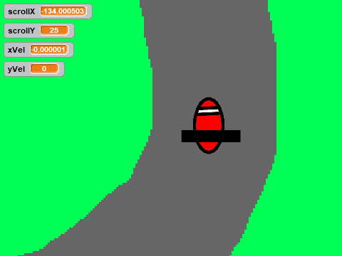 Simple car racing game