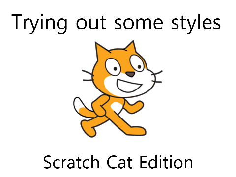 How I draw Scratch Cat!!!