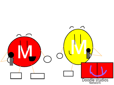Barney gets grounded on doodle studios network (M&M's promotion) remix