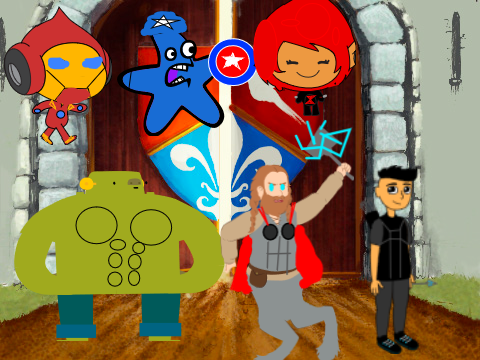 Avengers as scratch charecters