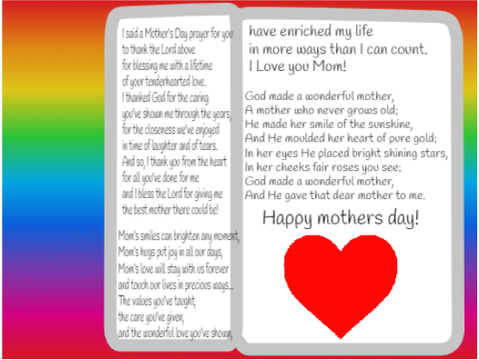 Mothers day card(digital)