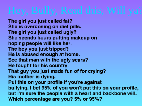 STOP BULLYING!!!  remix remix remix