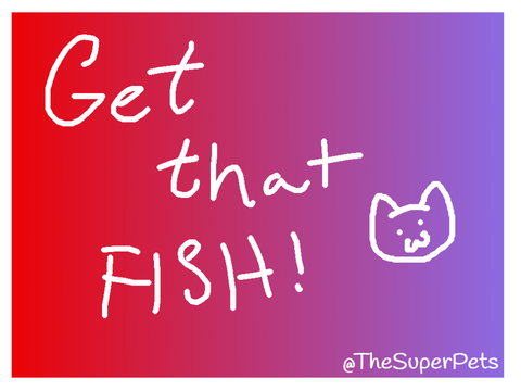 Get That Fish!  (Cat Version)