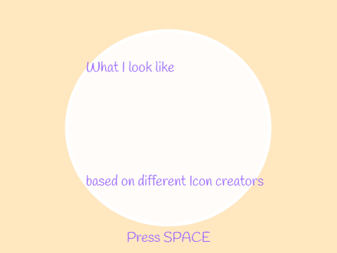 What I look like. (Based on different icon creators)