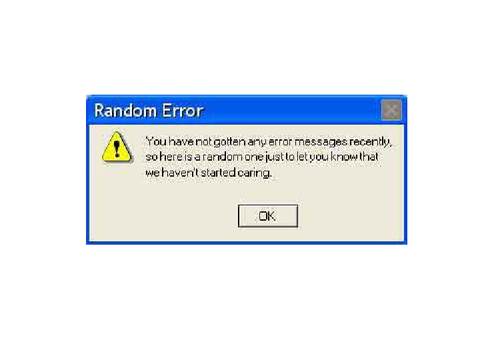 Funny Error Messages 