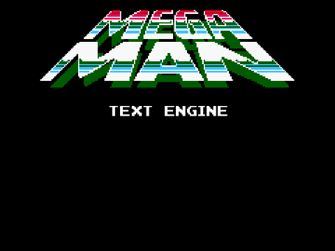 Mega Man Text engine