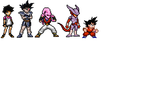 (W.I.P/UPDATED) Dragon Ball JUS Sprite Pack 2