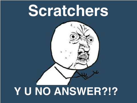 Y U NO ANSWER?!?