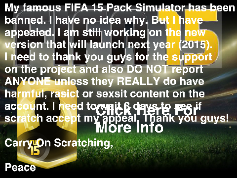 FIFA 15 PACK SIMULATOR BANNED!!