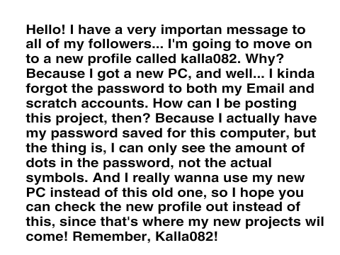IMPORTAN Update! New Profile! kalla082