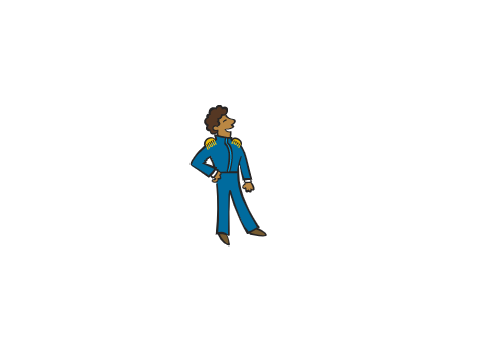 Dancing cool man