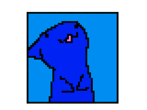 Cat Lick blue
