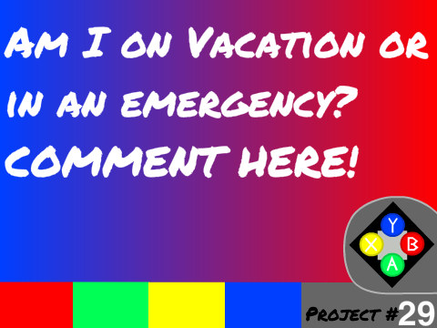 Vacation/Emergency Commenting Project