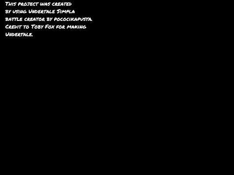 Undertale Simple Battle Creator v 3.3b remix
