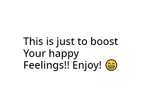 Let's boost our Happy Feelings!!!