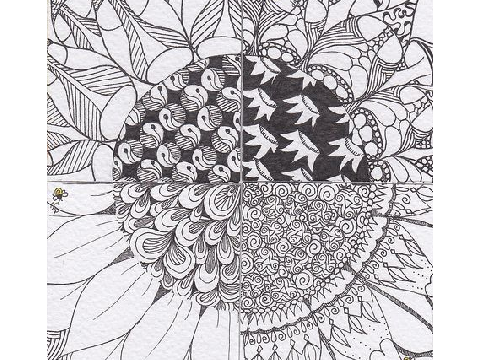 Flower Zentangle