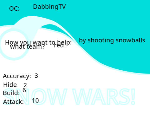 Sign up to be in the Snow Wars! remix
