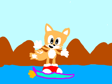OVA tails surf scene
