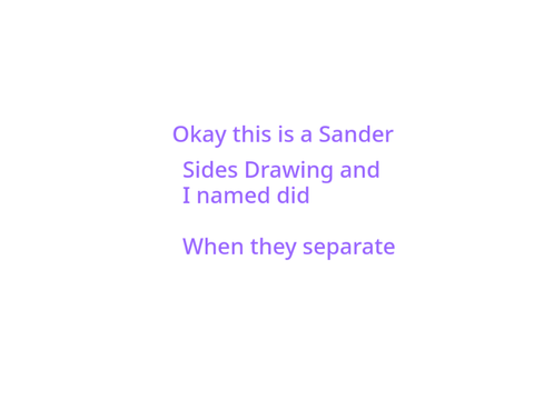 Sander Sides drawing